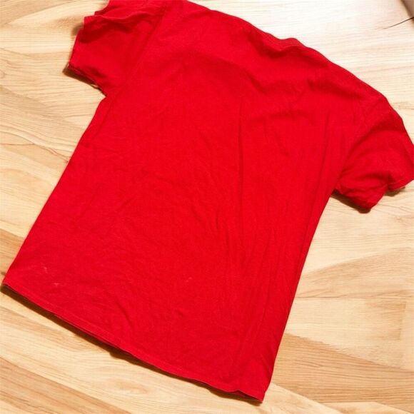 Wu Tang Red Graphic Logo Short Sleeve Tee Shirt Large Band Music - Picture 2 of 8